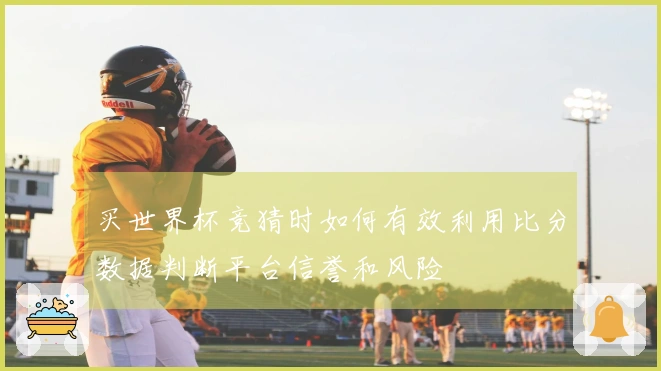 买世界杯竞猜时如何有效利用比分数据判断平台信誉和风险