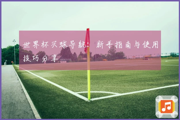 世界杯买球导航：新手指南与使用技巧分享