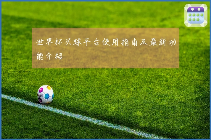 世界杯买球平台使用指南及最新功能介绍